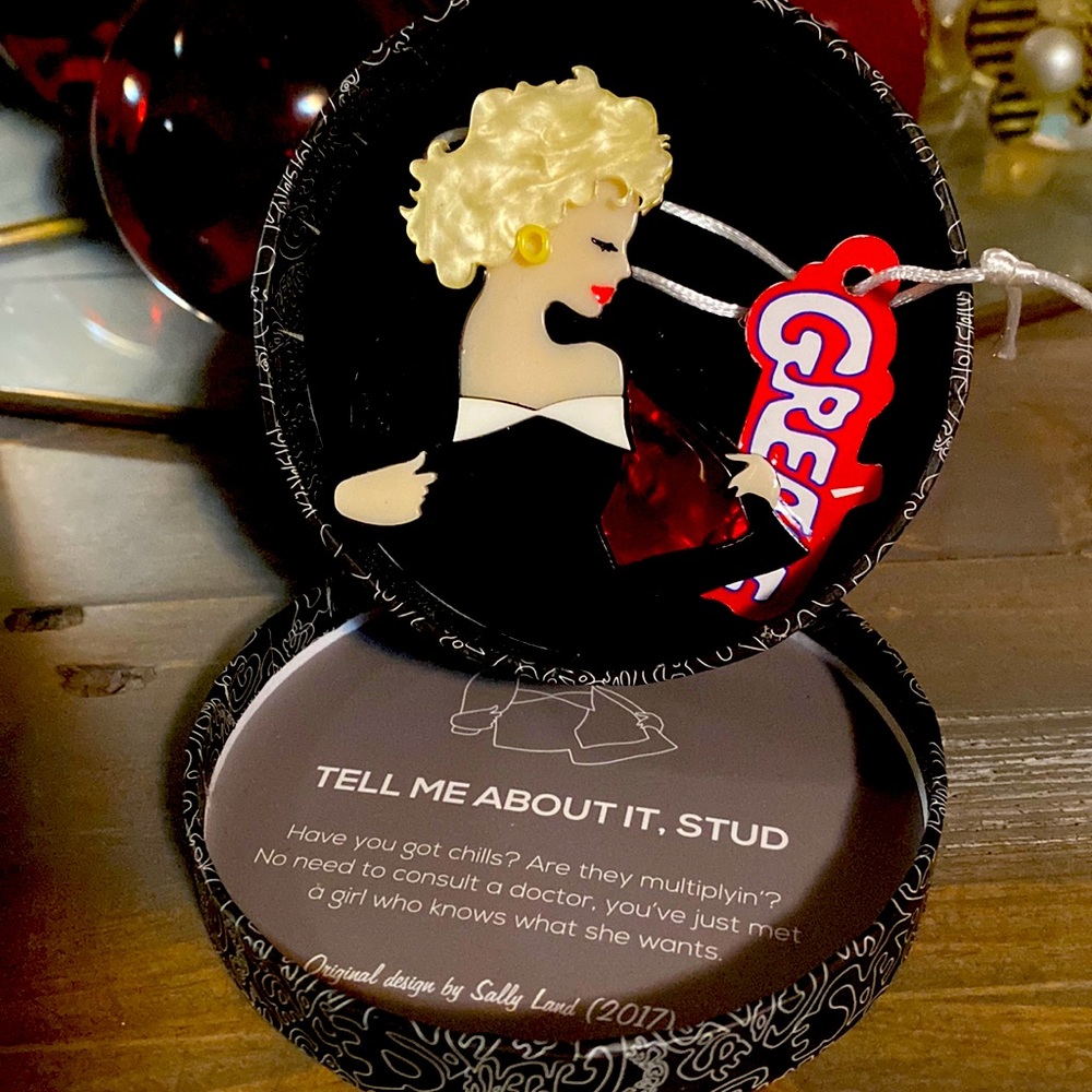 Erstwilder x Grease “Tell Me About It, Stud” Bad Sandy Brooch